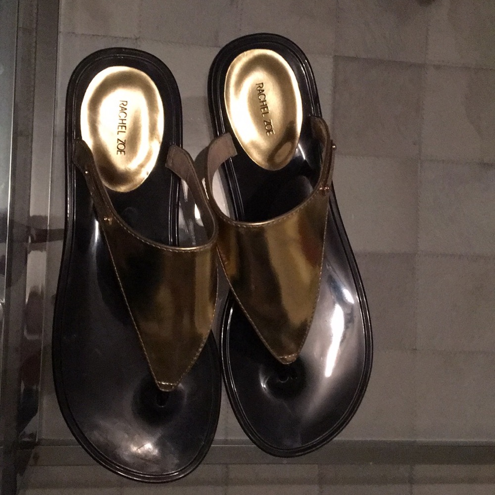 Silicone and leather sandals - Picture 2 of 5